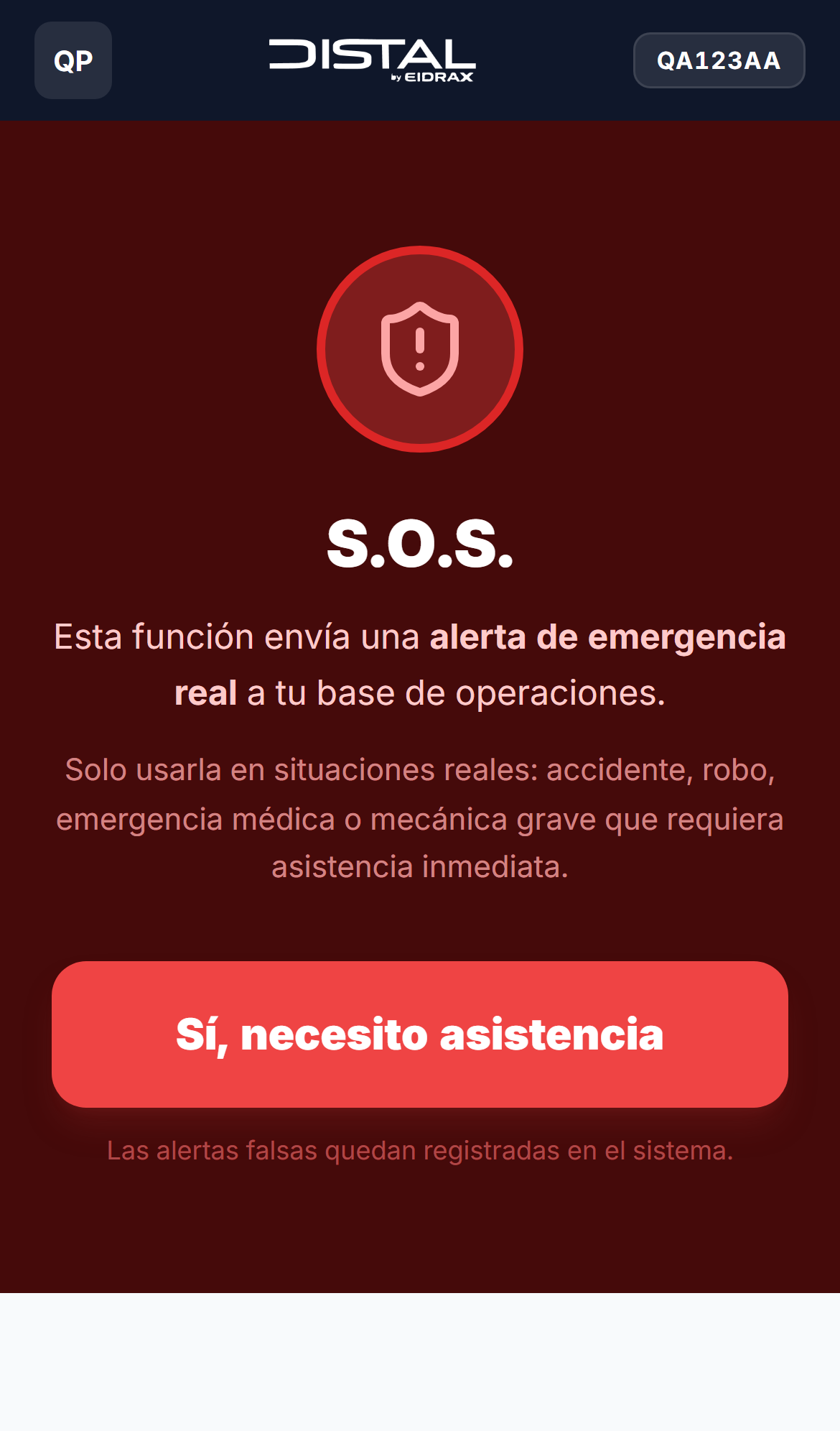 SOS en un toque